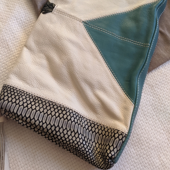 Foley + Corinna Large Leather Clutch - Picture 6 of 8